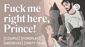 ASMR Audio Porn: Servant Begging for the Royal Cock - First Time, Foreplay &amp; Teasing  - Erotic Audio Roleplay for Women