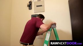 RawNextDoor.com - Lance Taylor shoves it hard and raw into Brandon Moore's hungry hol