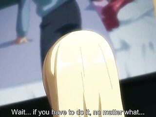 Manga stepsister with anal beads gets banged by brother in class