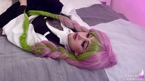 Mitsuri Kanroji Deep Sucking Dick Obanai Iguro and Fucking - Cosplay