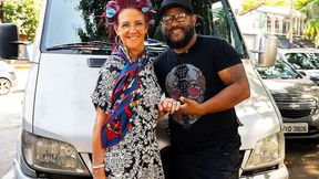 Redhead milf Picked up for Deep Van Anal