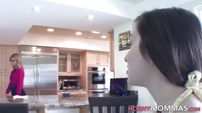 Desirable amateur's lesbian trailer