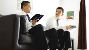 Wrestle fuck with Elder Hardt and Elder Jordan