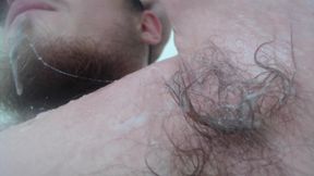 Hairy armpits in saliva and voice dominator