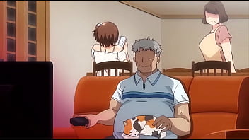 Muscle babe gives incredible blowjob in HENTAI