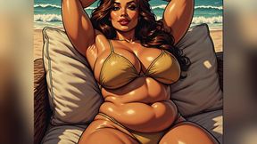 Stunning Beach Babes Ai Art