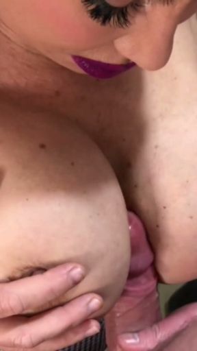 Fucking and Spunking all over Nicole Dupapillon's massive Fake Tits   Clip 1