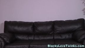 White newbie tugs ejaculant after riding - Amateurs