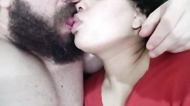 Perverted Ebony Slut Wife French Kiss Hardcore Big Ass Anal Cumshot