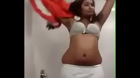 Swathi Naidu Removing Cloth in Bathroom