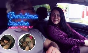 Hairy Christina Santes Banging In The Car