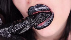 Lady in black lipnosis JOI