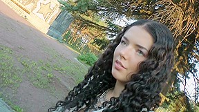 Outdoor fuck with girl in pantyhose