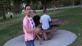 Creepy Dude Masturbates Secretly in Park - Odd Gay Encounters