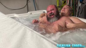Submissive Bear Buddy Mutually Tickles With Chubby Dom Matt