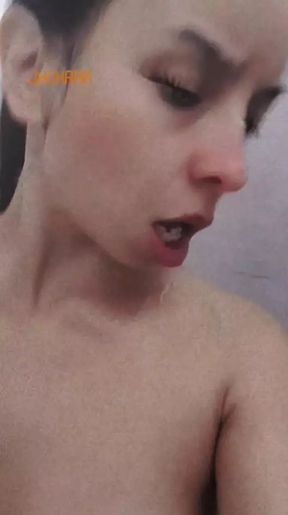 shower hot and naked sexy latina show pussy