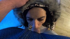 milfycalla- i burned my glossy puffer jacket after i was face fucked 173