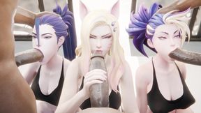 Akali, Kai'Sa & Ahri - Glamour Girls Have Lust Too [Black]