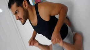 Facesitting for Lousy Wrestling Student - CUSTOM VIDEO - Sebastian Cums - Leo Blue - Manpuppy - MP4 1080