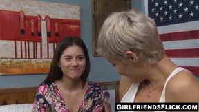 Shyla Jennings eaten out before lesbian action