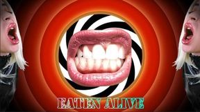 Goon inside the giantess's mouth - VORE, ****