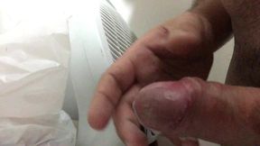 Jerking off and Playing with My Cum