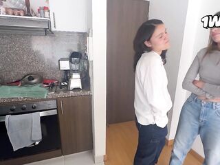 My neighbor's apartment trickled water and this playgirl came out soaked.