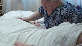 the morning started with a deep blowjob from a neighbor