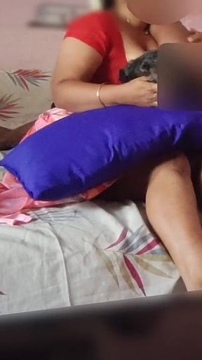 Hot Bhabhi Sreejaa in Saree Hard Doggystyle Creampie Fucked and Big Tits Sucked Hard