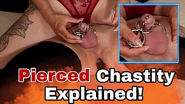 Training Zero Prince Albert Pierced Chastity Cage Explained
