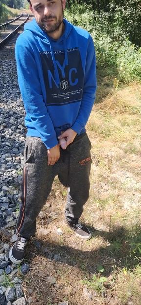 I Am Cumming on Railway Tracks