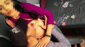 Virgin Indian stepsister's ass destroyed and cum on it