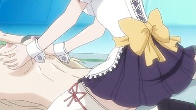 Iris, the Armored Knight, takes on multiple cocks in this hardcore hentai porn
