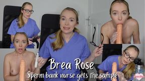 Sperm bank nurse gets the sample