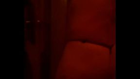 Me doing a Red Light Striptease