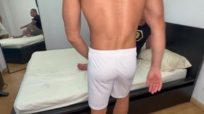 tiago gaucho - fodido pelo vizinho socador que gozou duas vezes no rabao do gaucho tatuado - sexo gay brasil - sexo sem camisinha com judoca