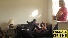 Businesswoman Cassie de la Rage dominates with intense bondage