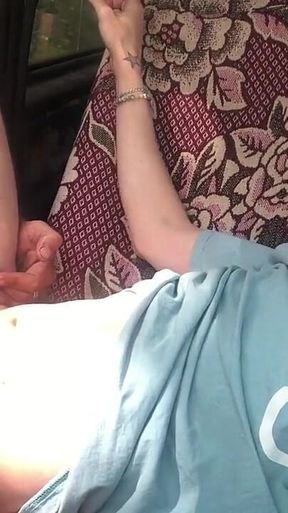 Extreme Car Fuck with Hairy Daddy