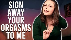 The Orgasm Pledge