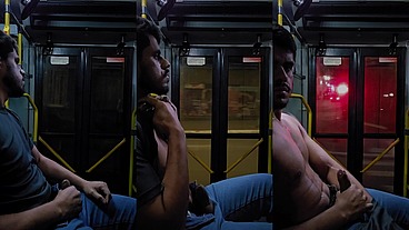 Tesão no onibus
