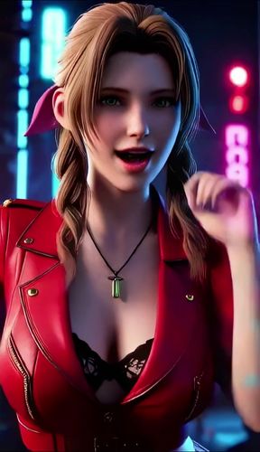 Aerith Cheerful Dance (TWICE - YES or YES) FF7 3D Dance