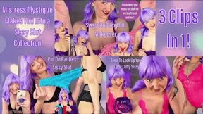 Mistress Mystique Makes You Into a Sissy Slut Collection - Makeover, Panties, and Clitty Caging - Sissification and Feminization Femdom POV - WMV