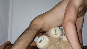 First-timer Man Pulverizing TeddyBear Until Ginormous Pop-shot – 2K HD