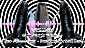 PSYHODOM: From Straight to Gay 3 - A Cage Without Walls - Your Fantasies Lock You In 26 min (MaleDom)