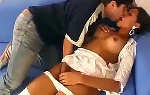 Busty latina slamms dude ass hole