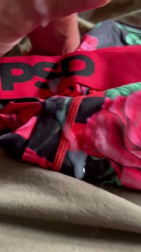 soldier jerking off in his army uniform and PT uniform shooting load after load!   Clip 1