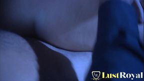 Brunette with Small Tits Seduces a Guy to Fuck Her