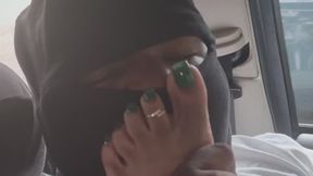 Sucking SLS Toes In The Car - Soulslovesoles