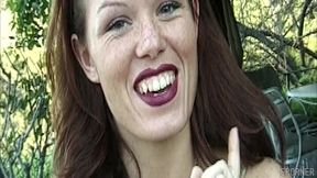 Vivian Valentine enchants with outdoor allure in a steamy sunbed affair