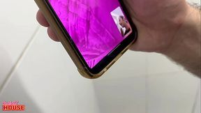 BBW novinha esperou o marido sair de casa e convidou 2 amigos pra trepar